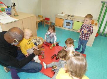 Atelier musique avec Christian.